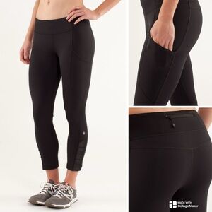 Lululemon Run Reflect Crop Leggings